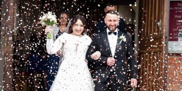 Karina i Arek. Wszystkiego najlepszego!