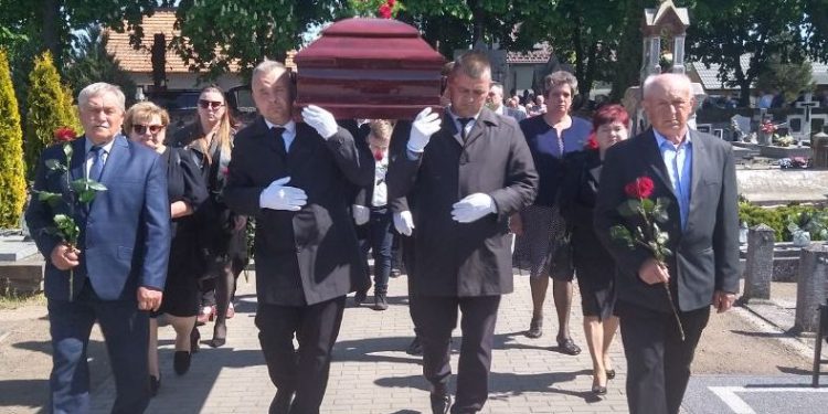 Pogrzeb Radnego Gminy Lądek śp. Jerzego Czechowskiego