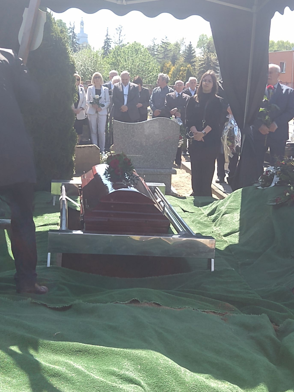 Pogrzeb Radnego Gminy Lądek śp. Jerzego Czechowskiego