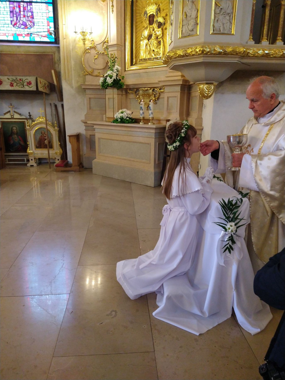 I Komunia św. w Cieninie Kościelnym