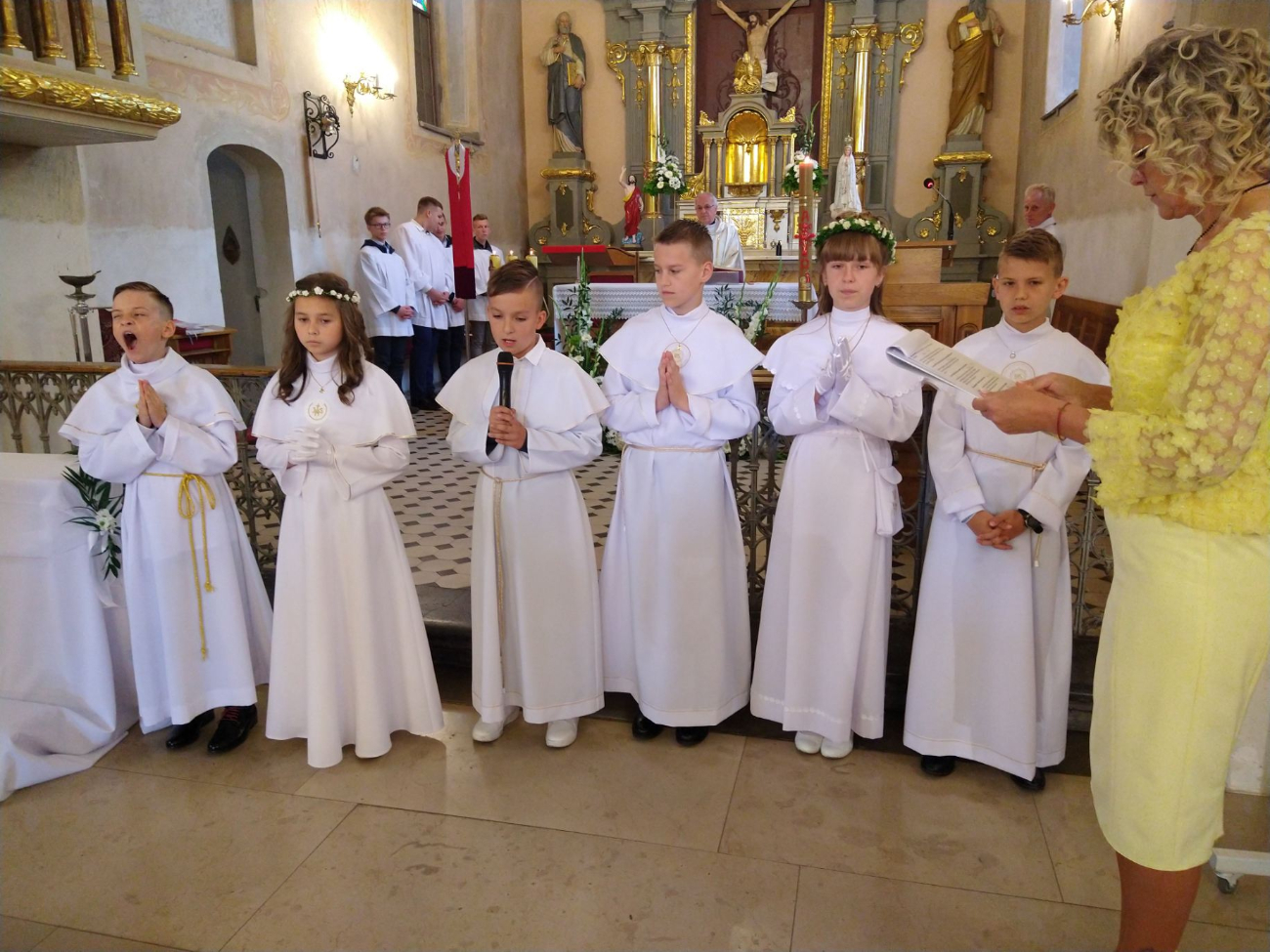I Komunia św. w Cieninie Kościelnym