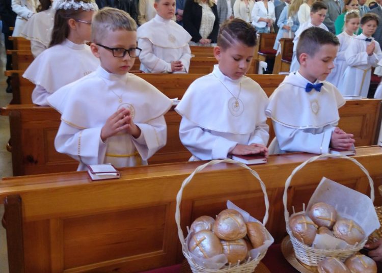 I Komunia św. w Cieninie Kościelnym