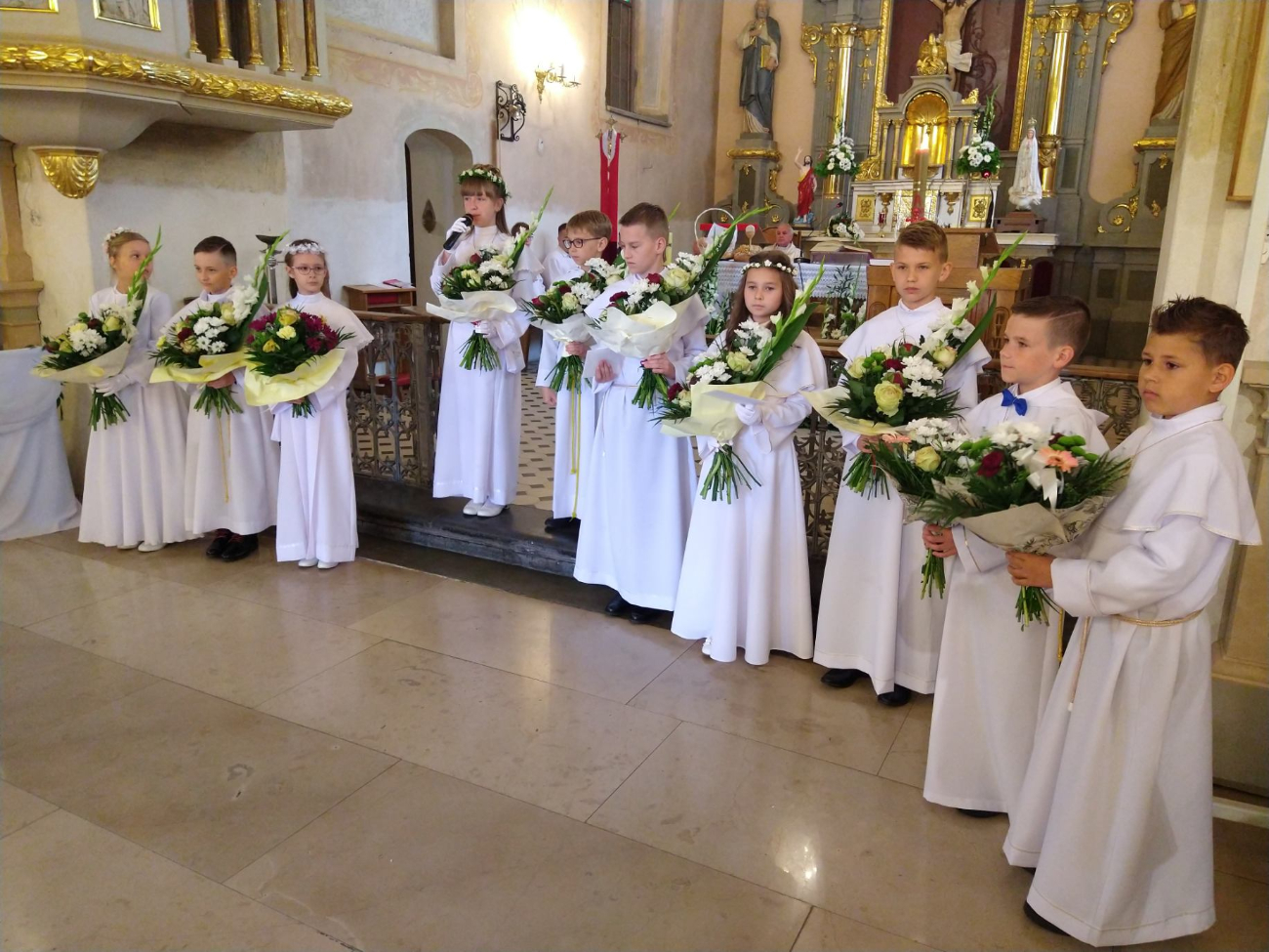 I Komunia św. w Cieninie Kościelnym
