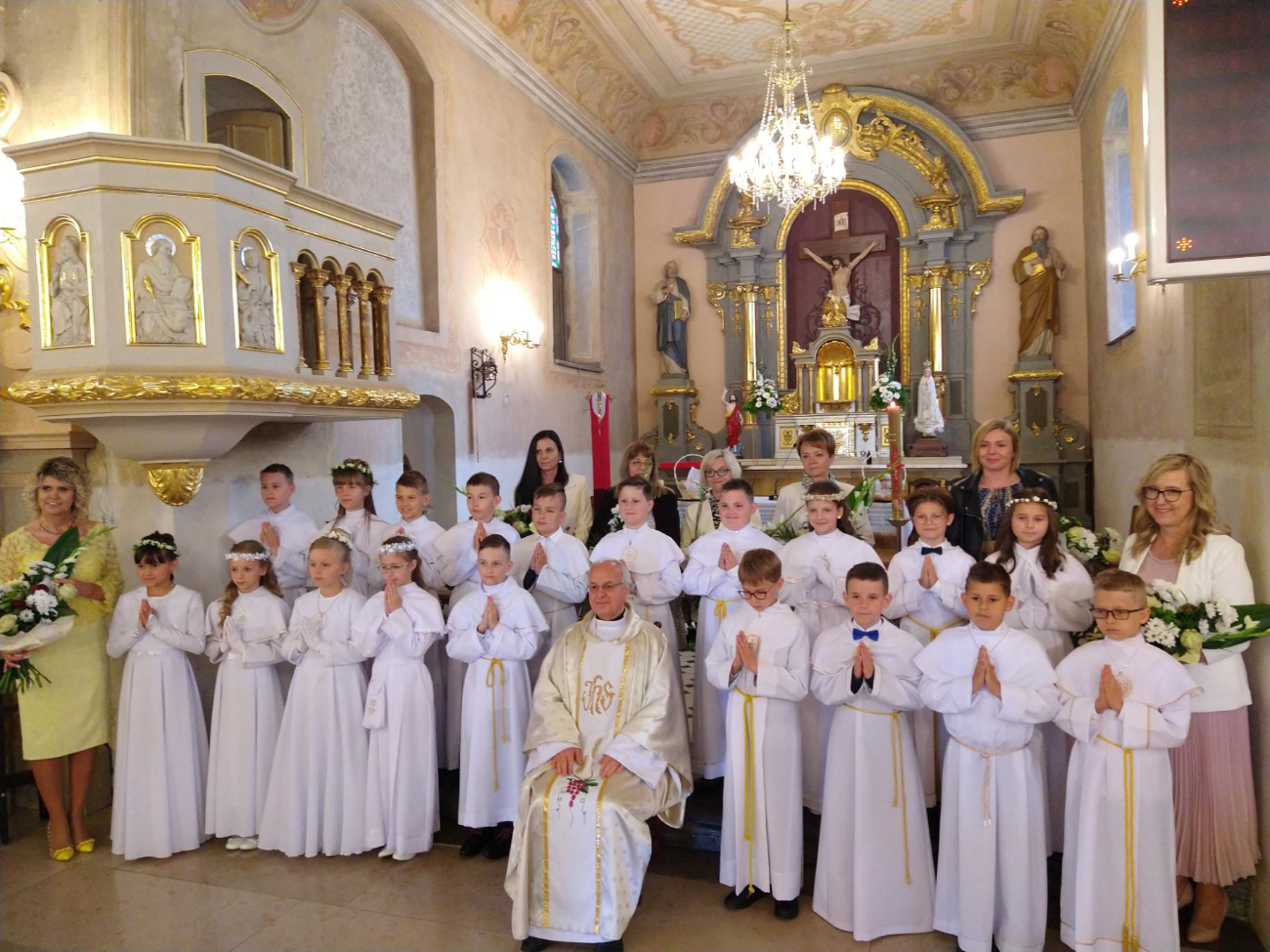 I Komunia św. w Cieninie Kościelnym