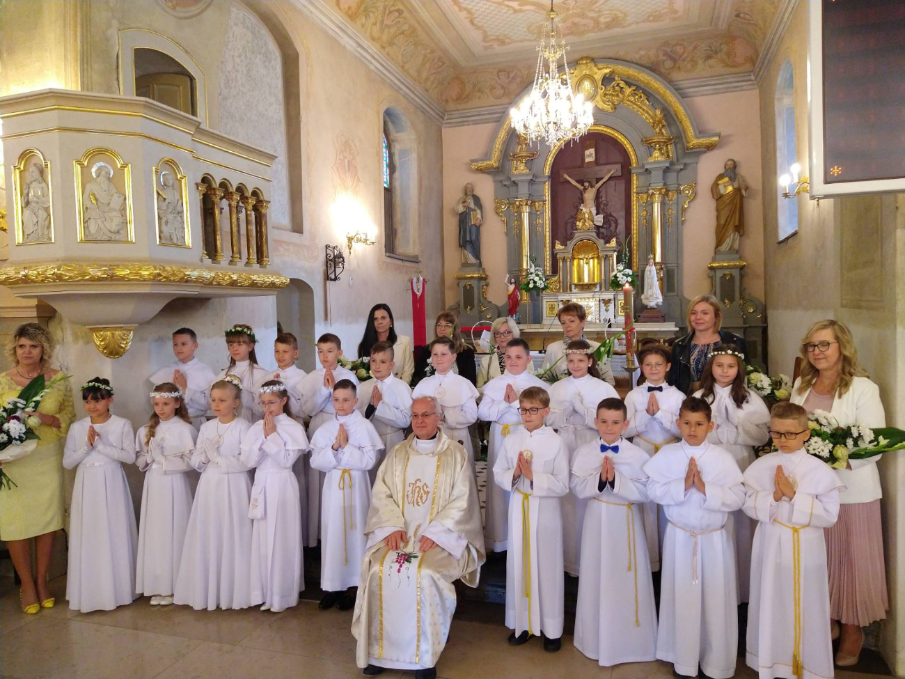 I Komunia św. w Cieninie Kościelnym