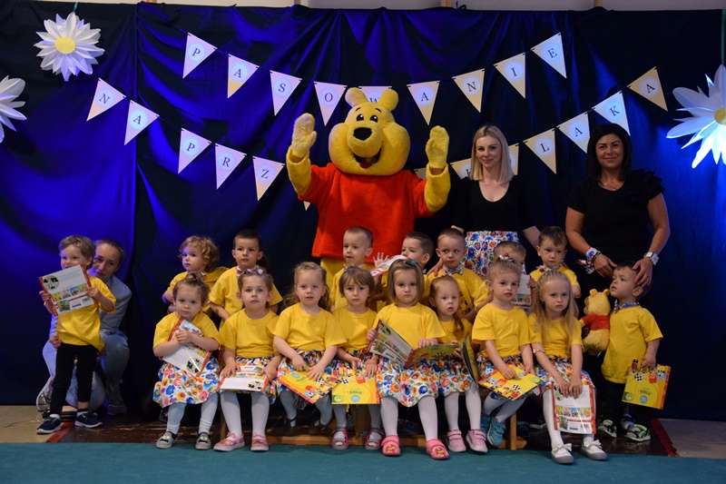 Pasowani na przedszkolaków w Strzałkowie