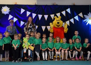 Pasowani na przedszkolaków w Strzałkowie