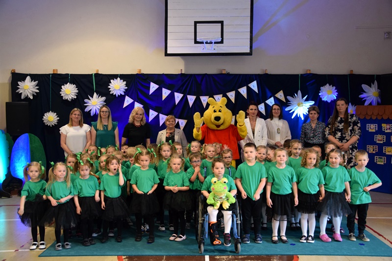 Pasowani na przedszkolaków w Strzałkowie