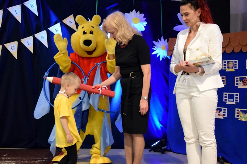 Pasowani na przedszkolaków w Strzałkowie