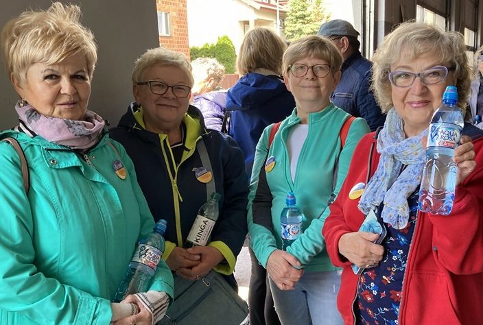 Pogoda zatrzymała rowerzystów