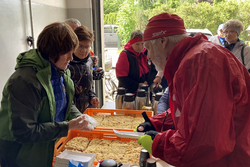 Pogoda zatrzymała rowerzystów