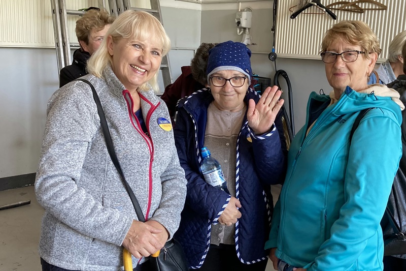 Pogoda zatrzymała rowerzystów