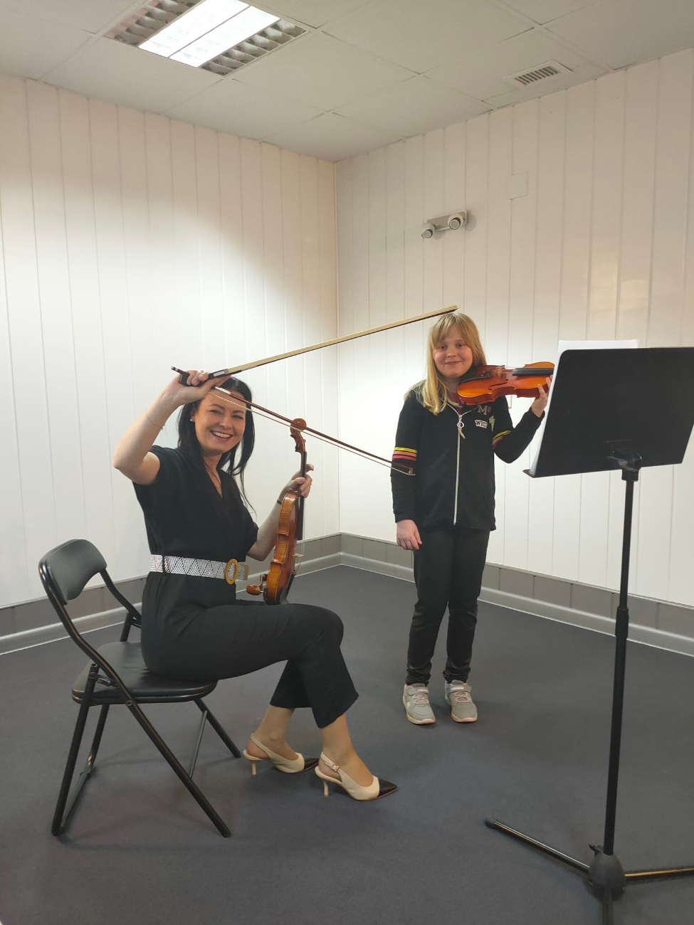 Skrzypkowie doskonalili się podczas warsztatów