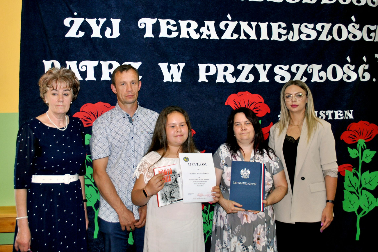 Kinga prymusem roku w Drążnej