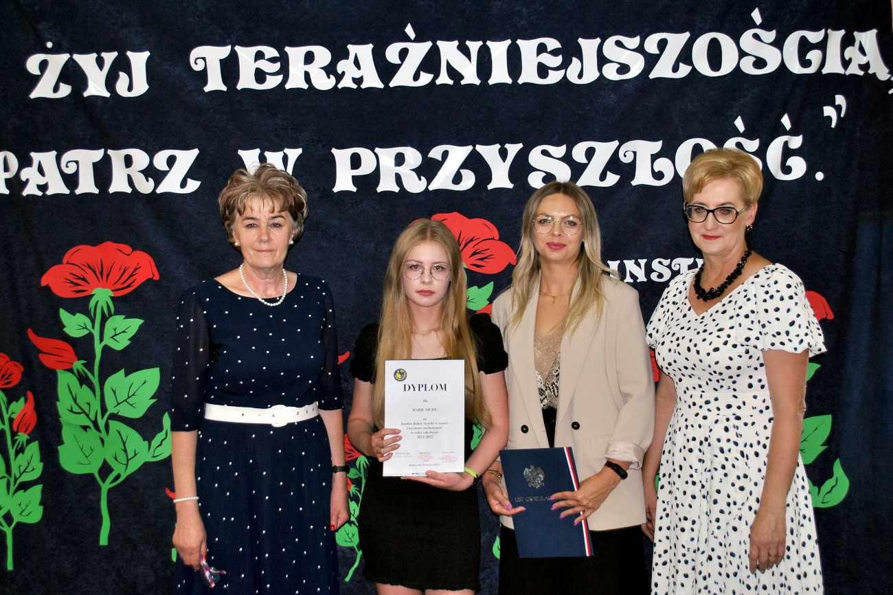 Kinga prymusem roku w Drążnej