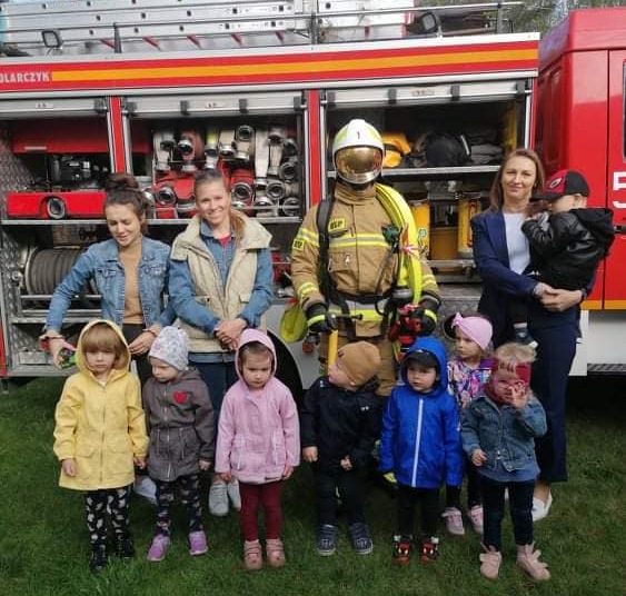 Spotkanie ze strażakami Małych Odkrywców