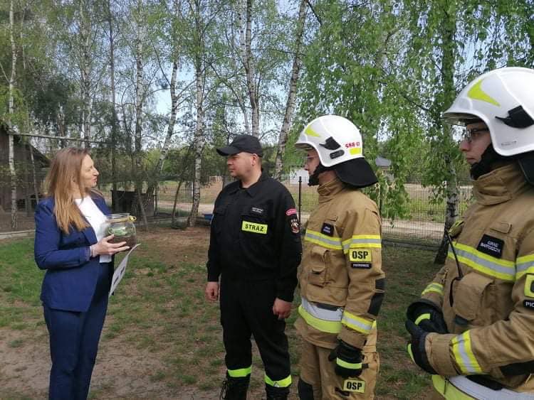 Spotkanie ze strażakami Małych Odkrywców