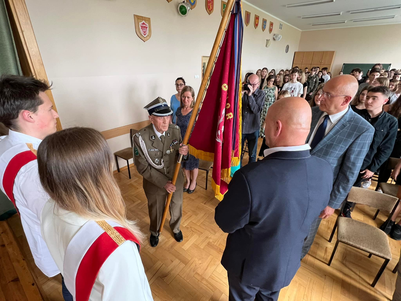 Major Janas przekazał sztandar