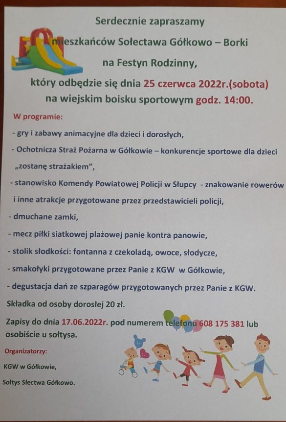 Festyn rodzinny w Gółkowie