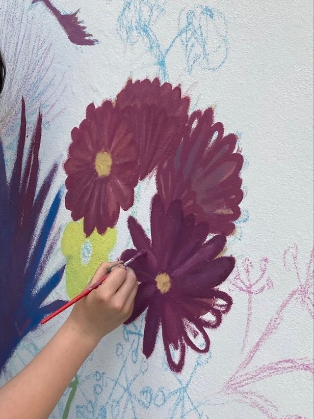 Przy strzałkowskim Centrum powstaje mural