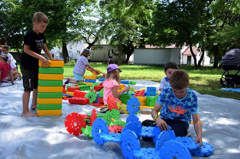 Dmuchańce i bańki mydlane w Paruszewie