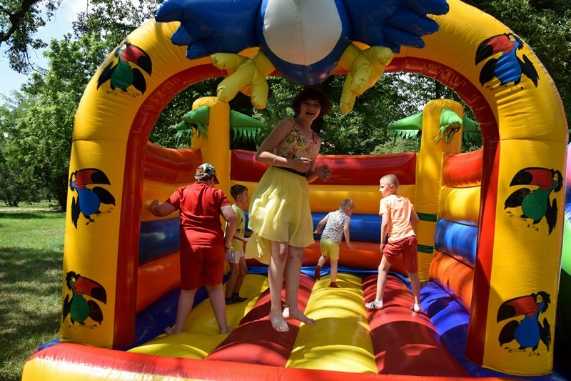 Dmuchańce i bańki mydlane w Paruszewie