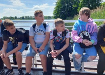 Uczniowie z Kotuni w Wielkopolskim Parku Etnograficznym