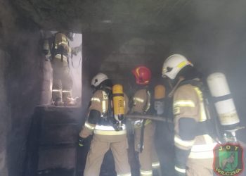 Gasili pożar w Kamieniu