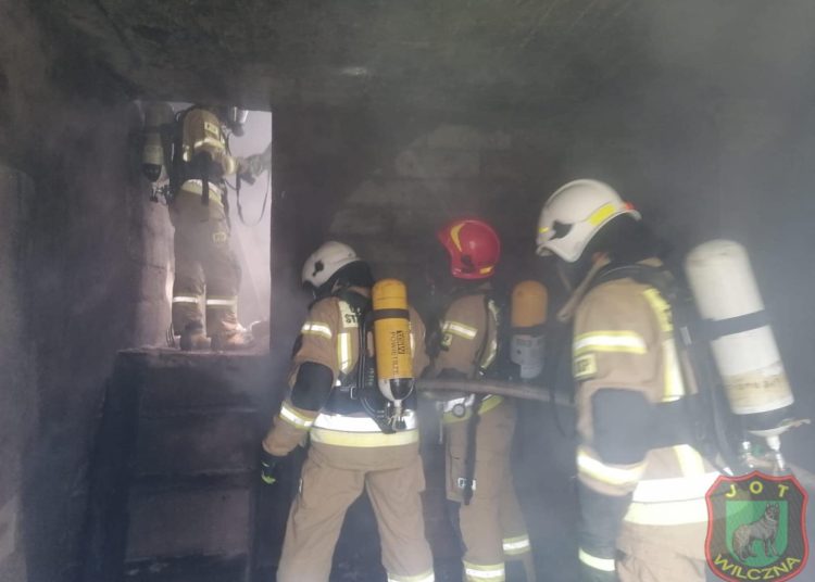 Gasili pożar w Kamieniu