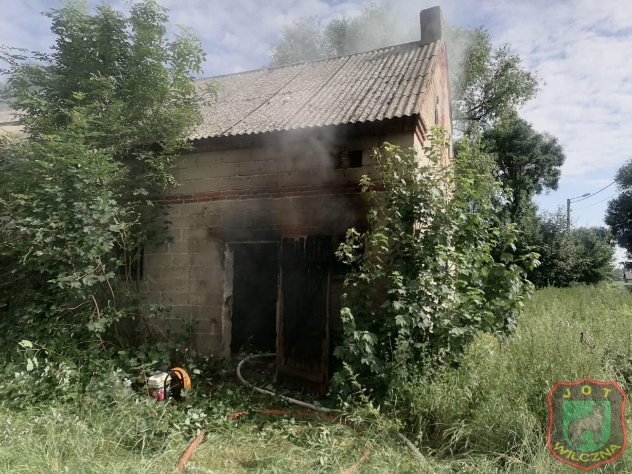 Gasili pożar w Kamieniu