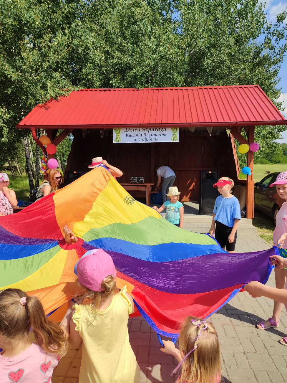 Szparagi królowały na stole w Gółkowie