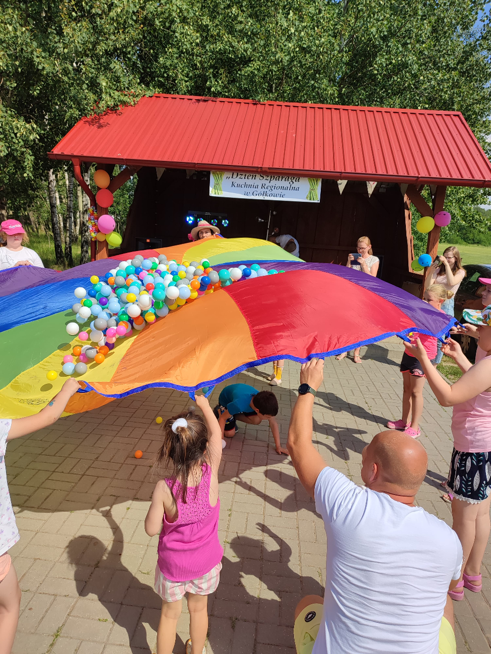 Szparagi królowały na stole w Gółkowie