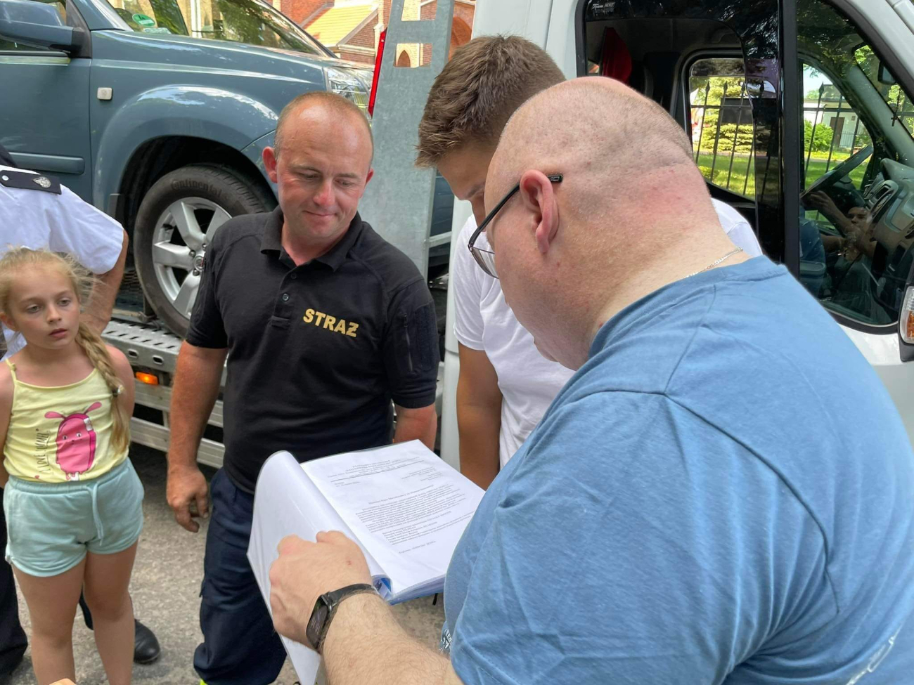 Pojechali z darami do Żytomierza. Wiozą m.in. samochód