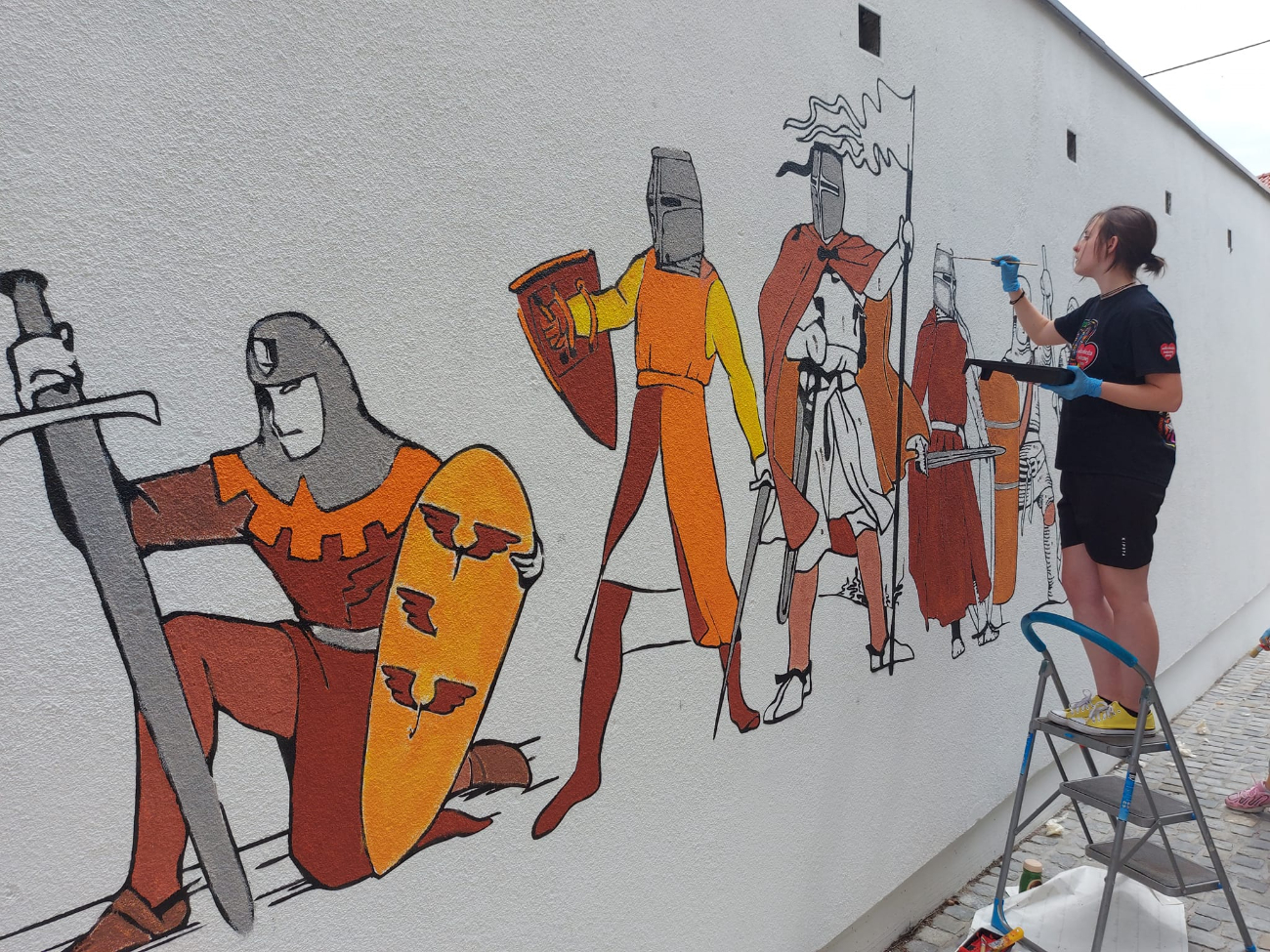 Słupecki mural prawie gotowy