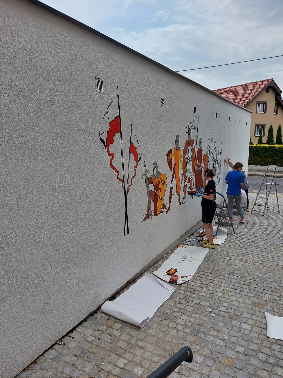 Słupecki mural prawie gotowy
