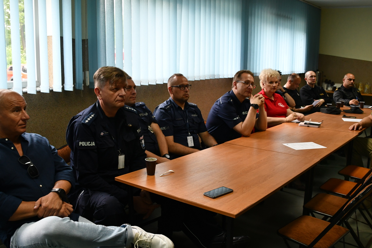 Szkolili się nad wodą