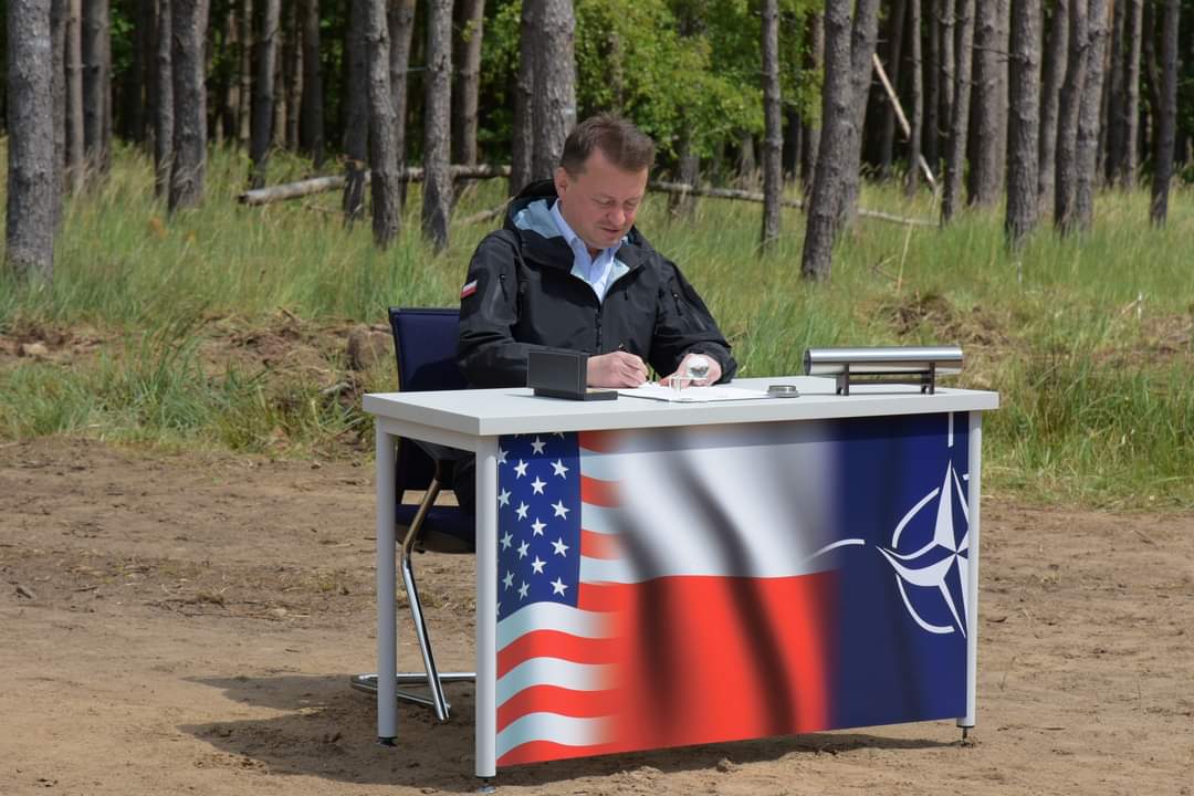 Powidz: Minister Błaszczak na inauguracji budowy magazynów