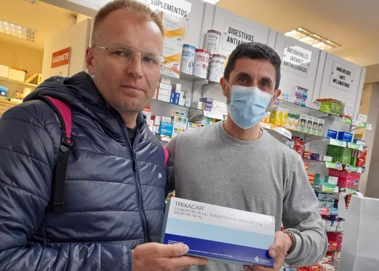 Był w Argentynie po lek dla syna