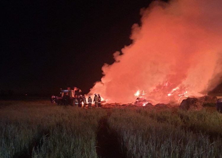 Całą noc gasili pożar w Dolanach