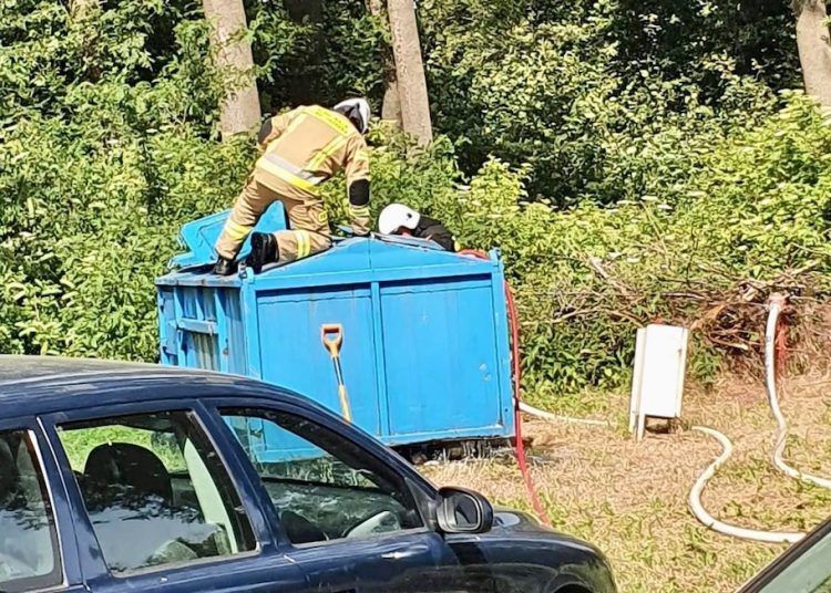 Strażacy interweniowali na Hornie w Kosewie