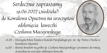 Odsłonią ławeczkę Czesława Maciejewskiego