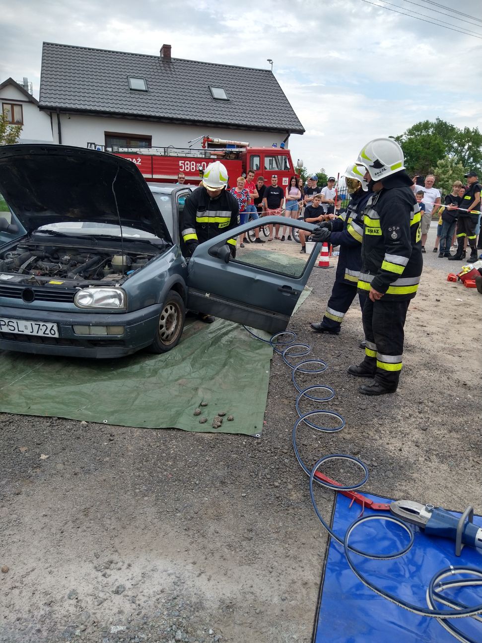 W Drążnej uratowali kierowcę – festyn rodzinny