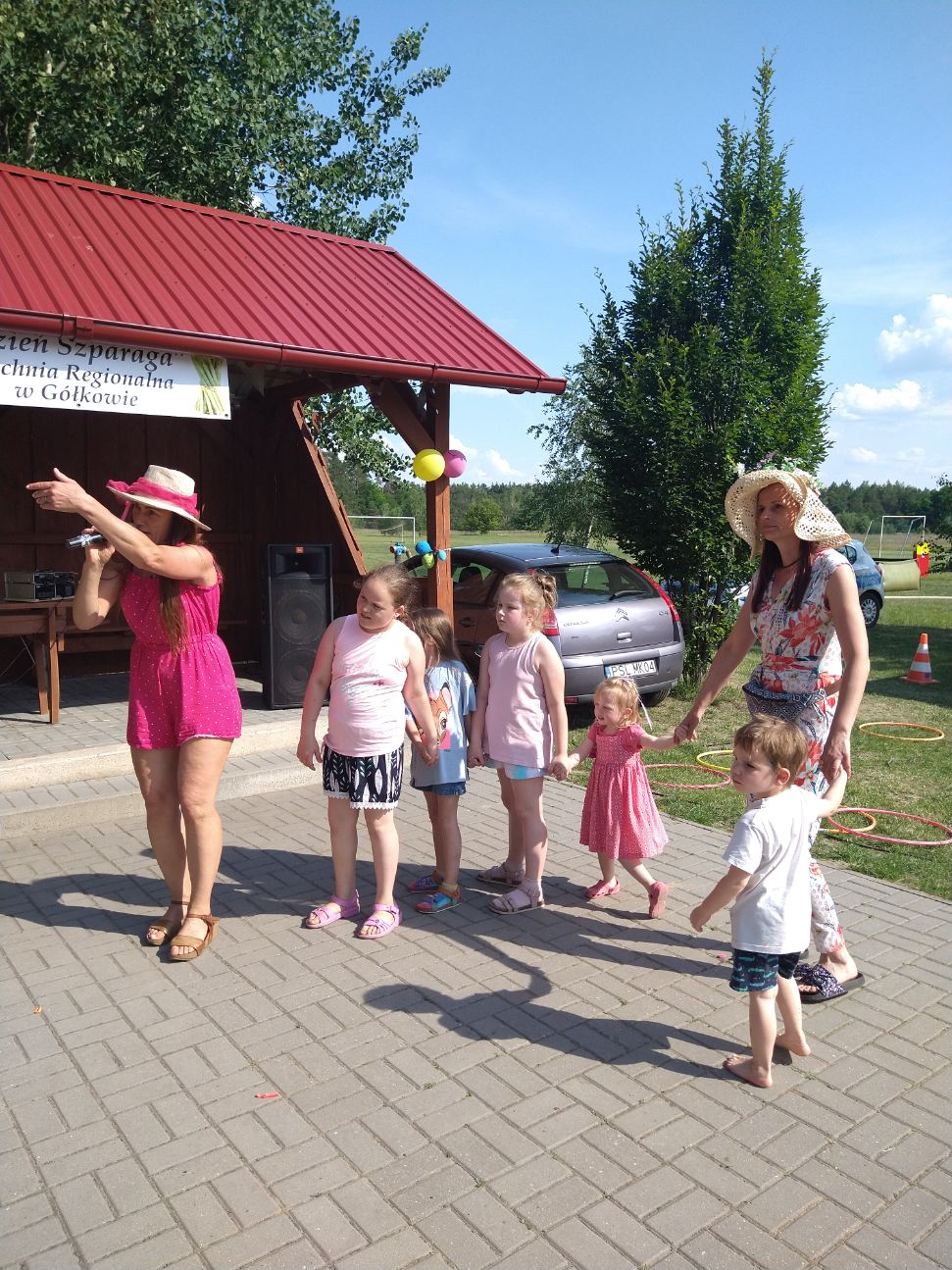 Szparagi królowały na stole w Gółkowie