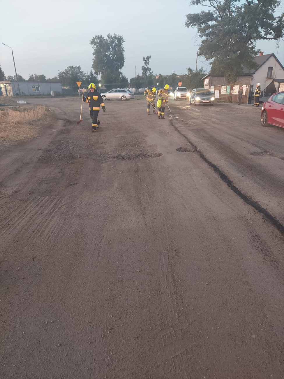 Strażacy interweniowali w Powidzu