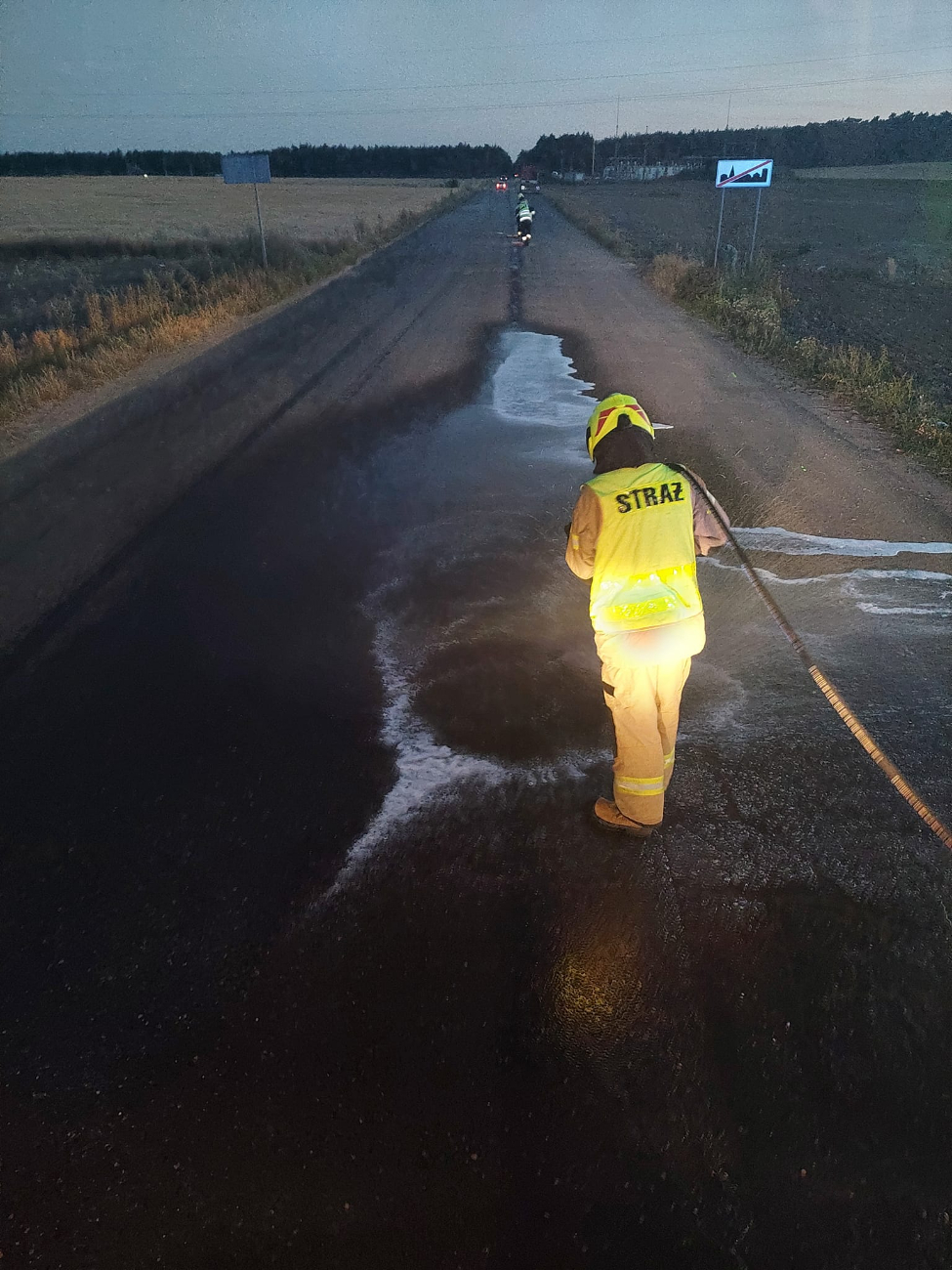 Strażacy interweniowali w Powidzu
