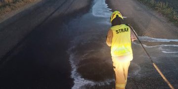 Strażacy interweniowali w Powidzu