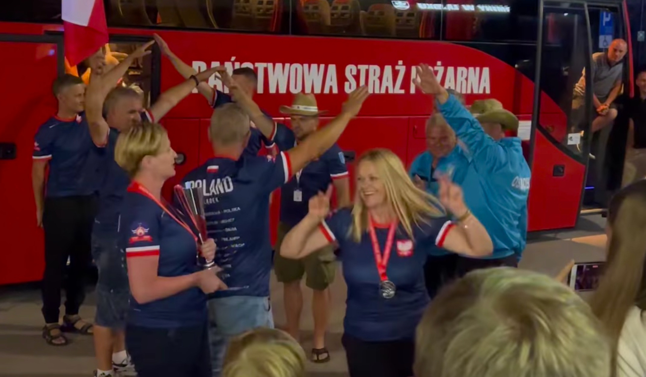 Z olimpiady wrócili do domu. Huczne powitanie w Lądku