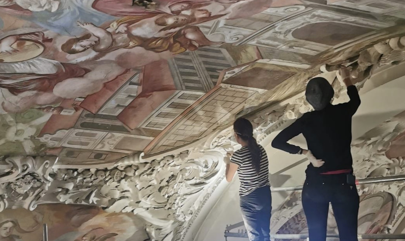 Trwają prace w lądzkim kościele