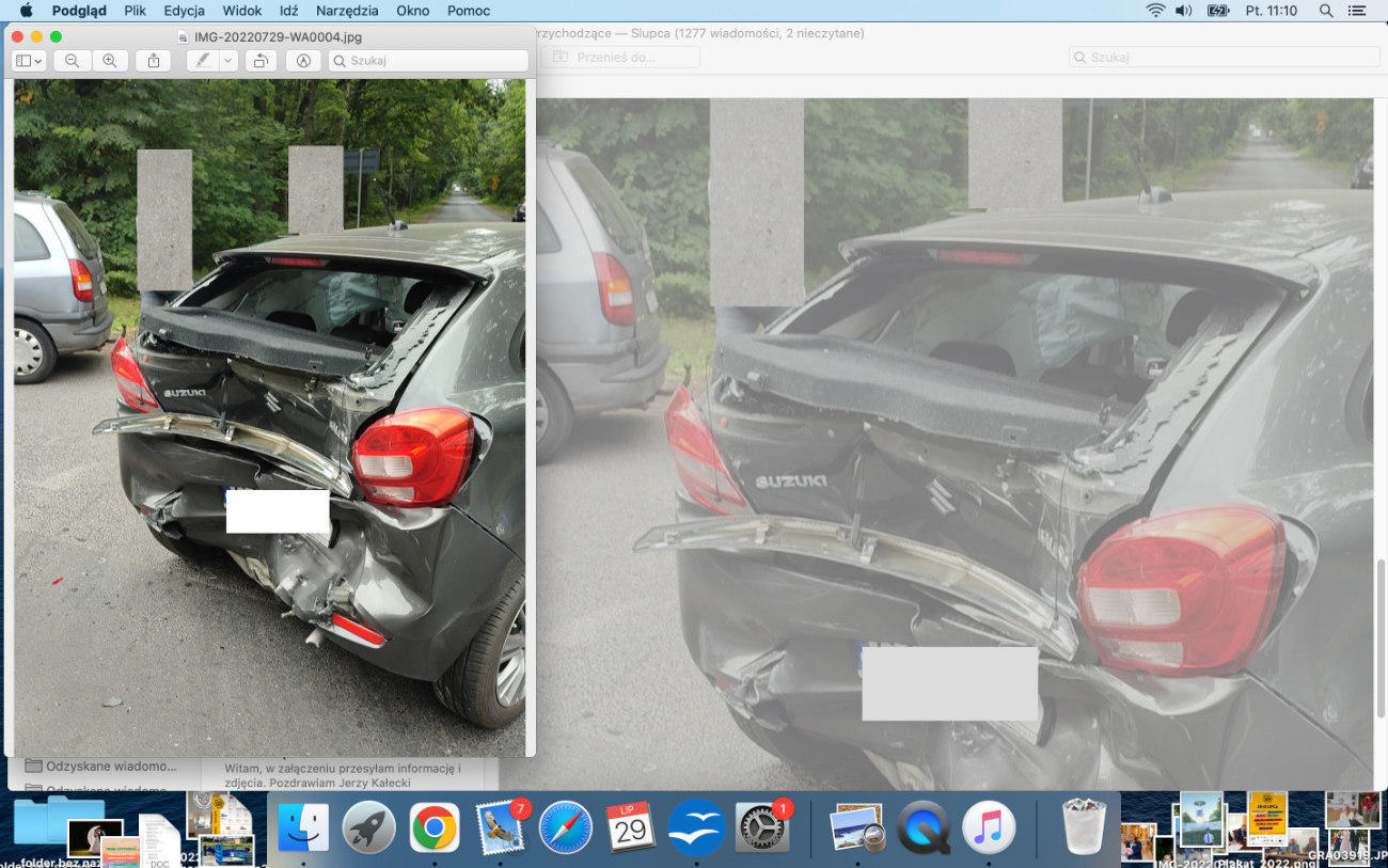 Wypadek na K92. Jedna osoba w szpitalu