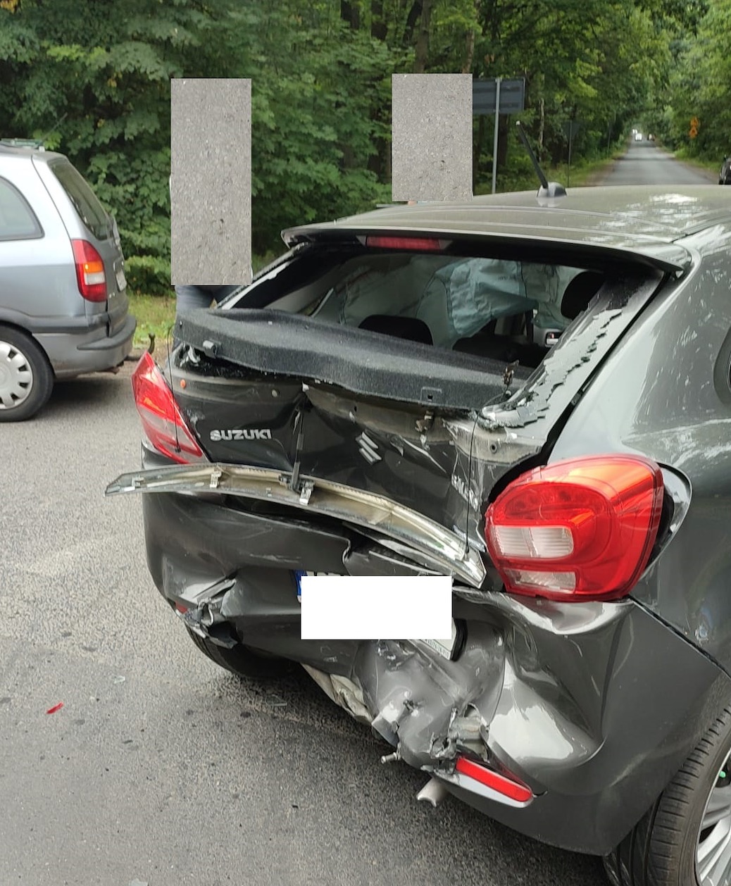 Wypadek na K92. Jedna osoba w szpitalu